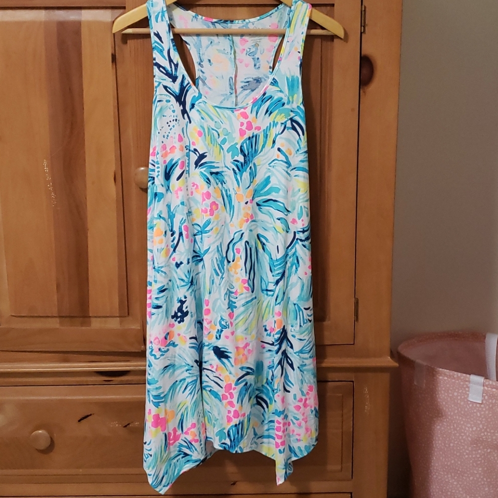 Lilly Pulitzer Melle dress "Serene Blue Tippy Top"